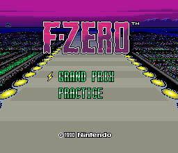 F-ZERO Title