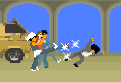 Mobie getting beat up